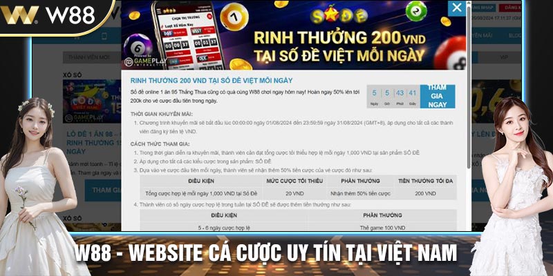 Chương trình khuyến mãi xổ số tại sảnh lô đề Việt